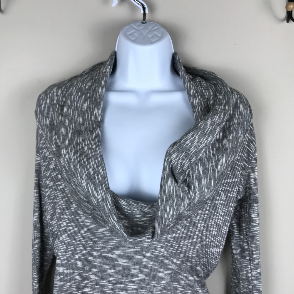 ALO Cowl neck Grey top Sz S